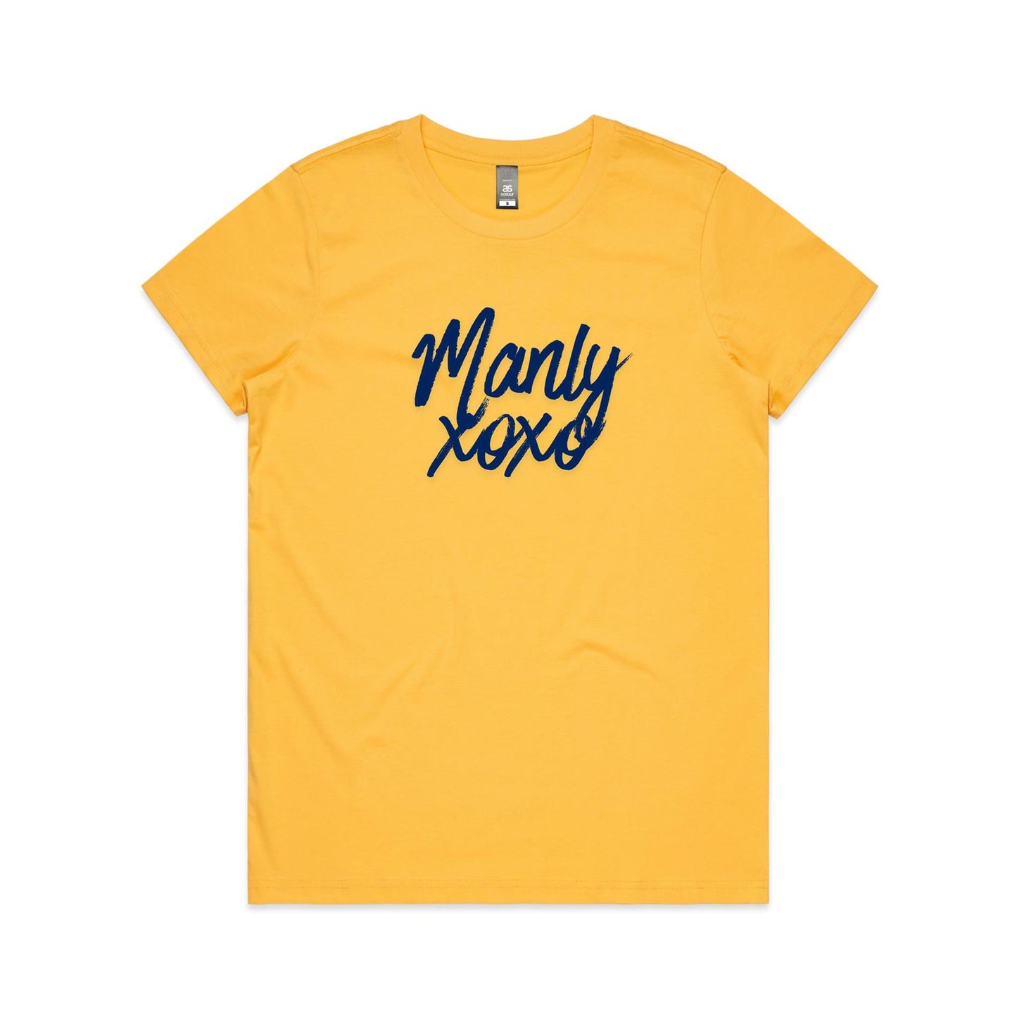 Lost Manly Manly xoxo Custom Logo Manly xoxo Edition AS Colour Women's Maple Tee