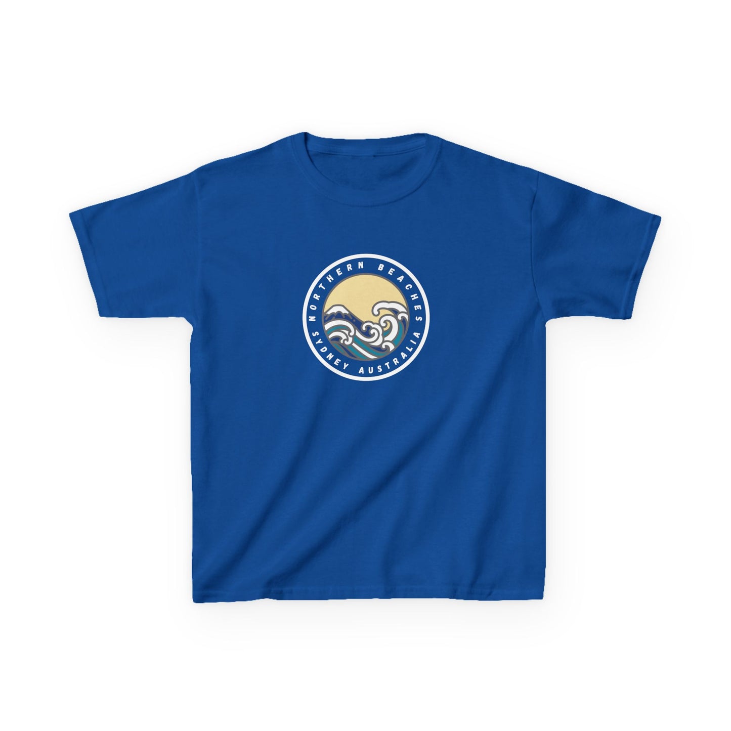 Ocean Wave Kids Cotton Tee – Northern Beaches logo