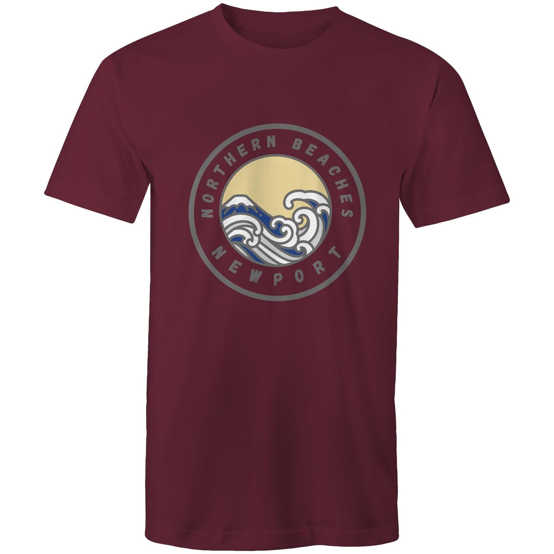 AS Colour Staple - Mens T-Shirt Newport logo front - Lost Manly Shop