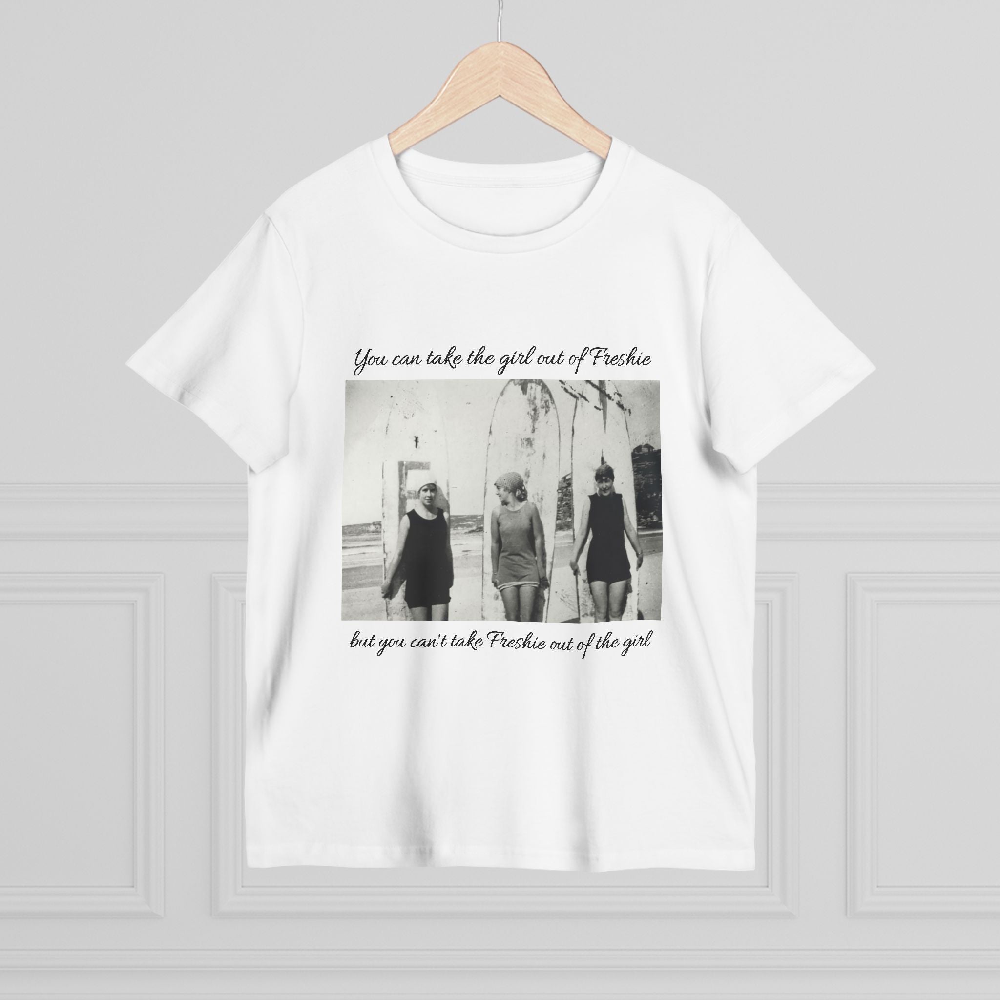 Vintage Women’s Maple Tee - ‘You Can Take the Girl Out of Freshie’ Graphic T-Shirt 