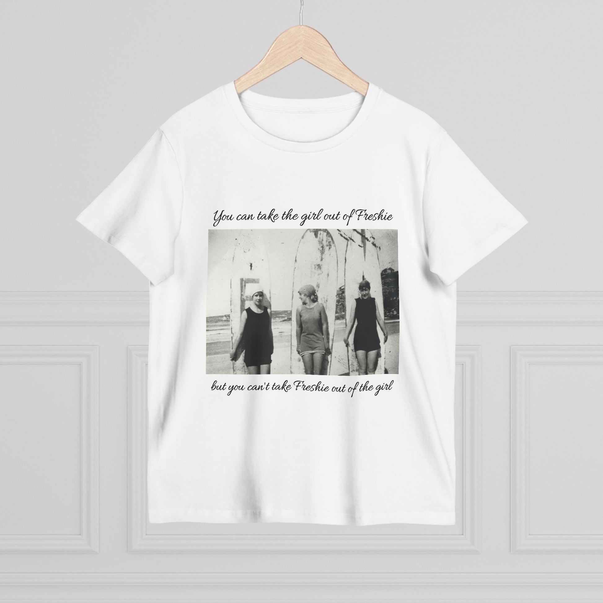 Vintage Women’s Maple Tee - ‘You Can Take the Girl Out of Freshie’ Graphic T-Shirt 