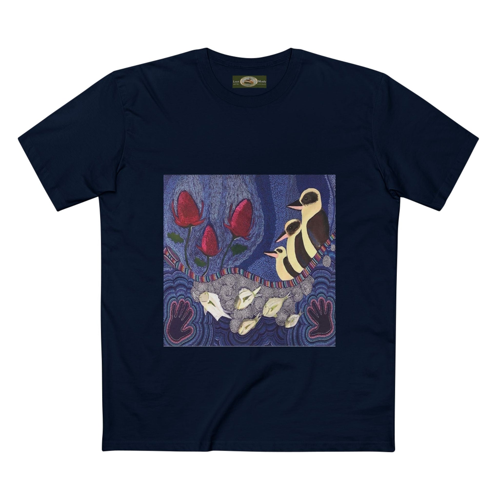Australian Natives painting Northern Beaches printed T-Shirt Ogo Merch