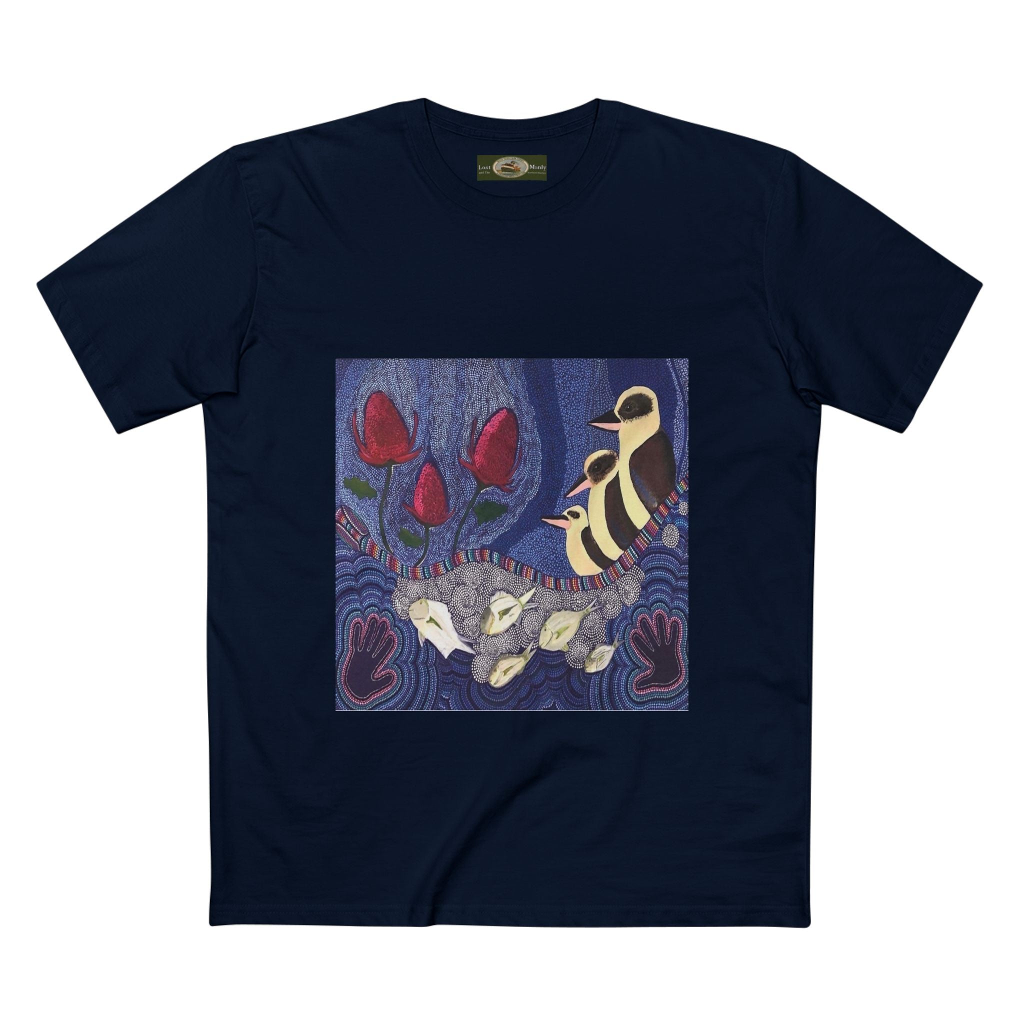 Australian Natives painting Northern Beaches printed T-Shirt Ogo Merch