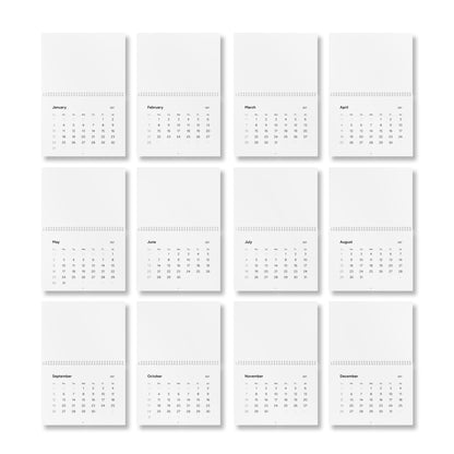 TESTING 2027 Minimal Wall Calendar — Clean Monthly Grid Planner