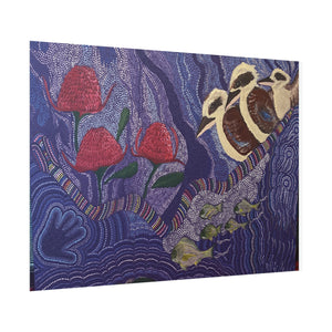 Australian Natives original art by Kim's Dot Paintings Rolled Posters - Lost Manly Shop