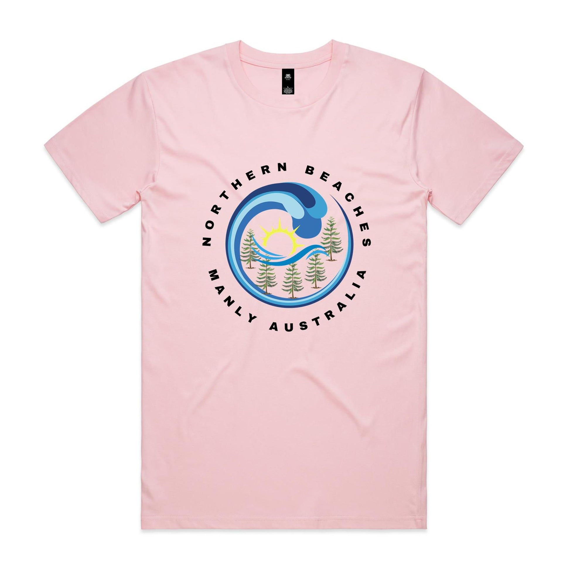Lost Manly custom logo edition Manly AS Colour Staple Tee - Lost Manly Shop