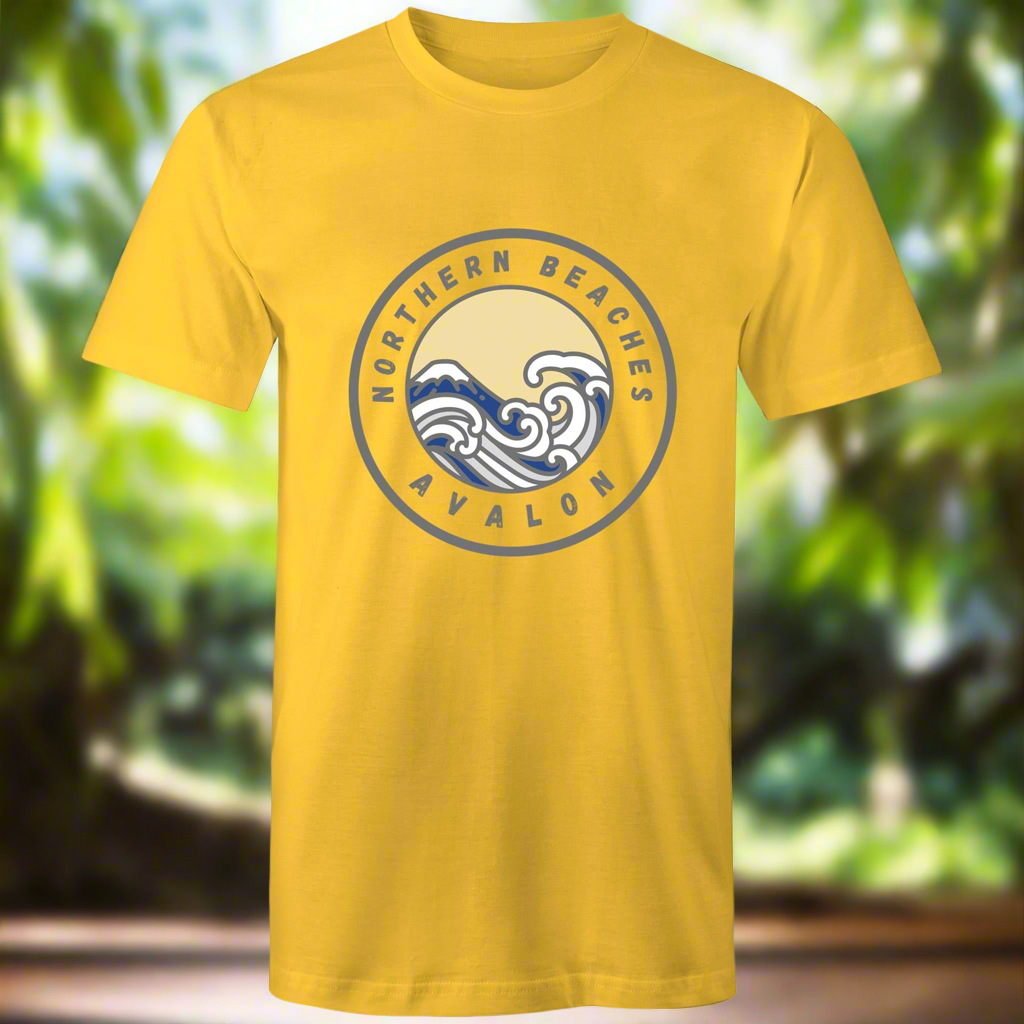 AS Colour Staple - Mens T-Shirt Avalon logo front - Lost Manly Shop
