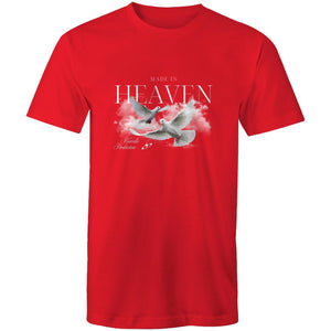 Mens T-Shirt Heaven custom logo 