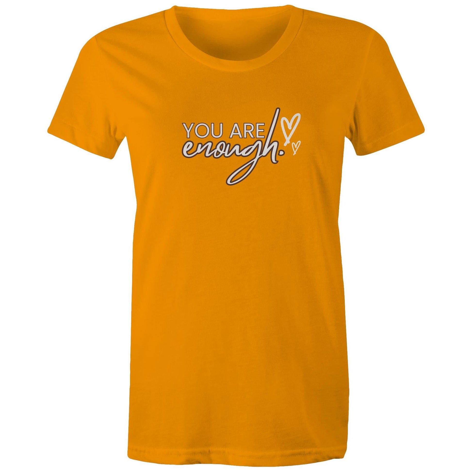 Women's Maple Tee You are Enough Print 