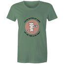 Maple Tee Need Coffee Logo Print 
