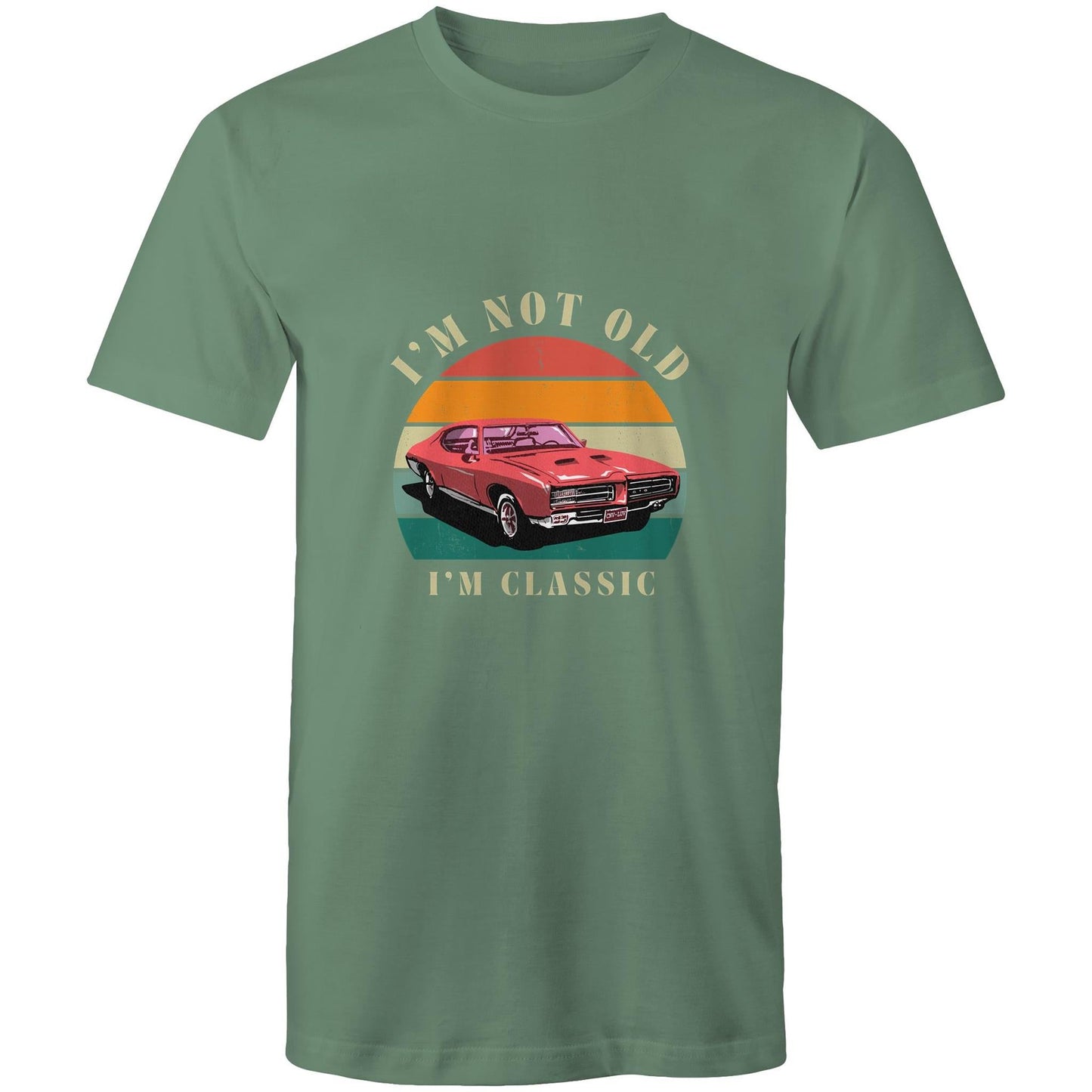 T-Shirt Vintage Print I"m not old 