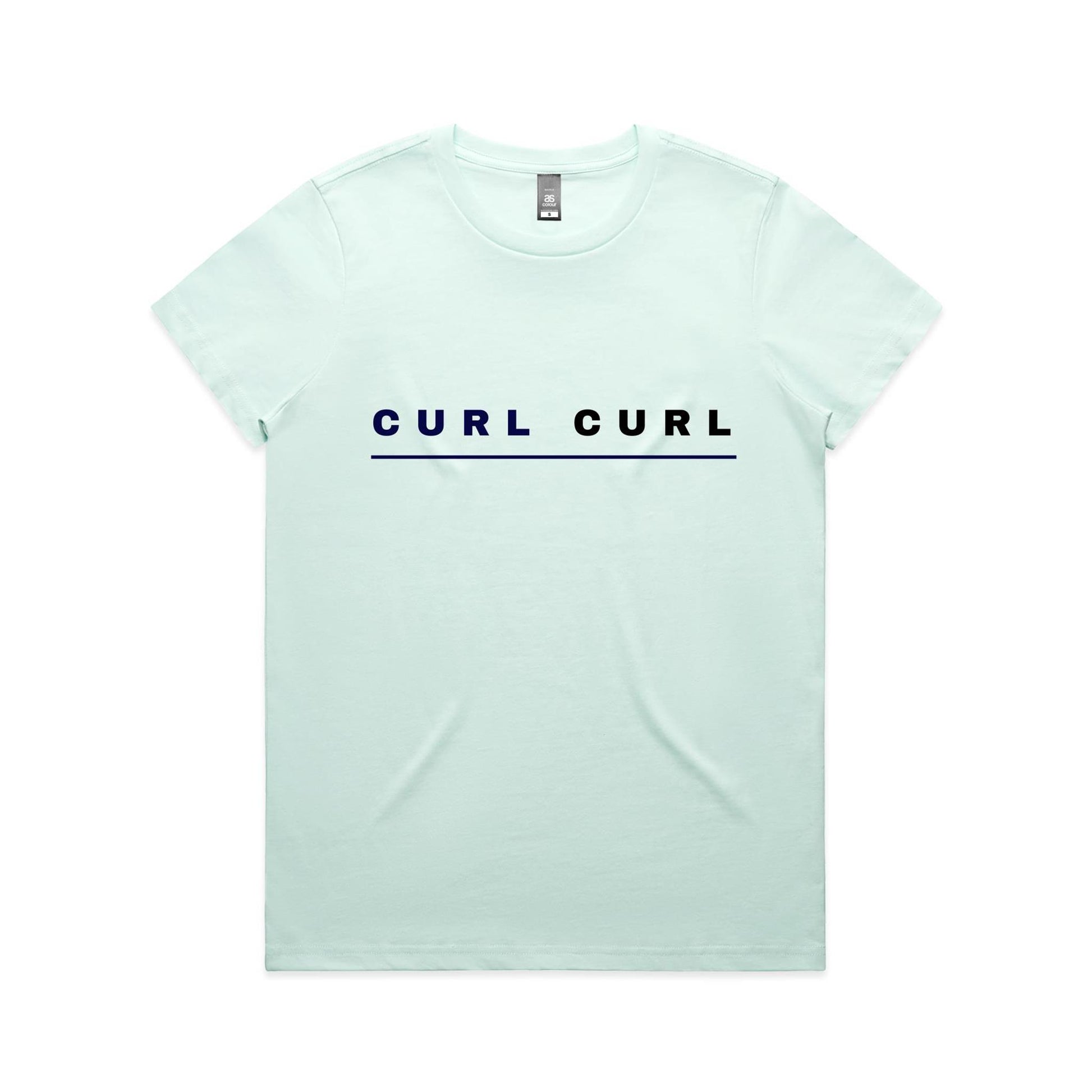 Lost Manly custom logo Curl Curl edition AS Colour Women's Maple Tee - Lost Manly Shop