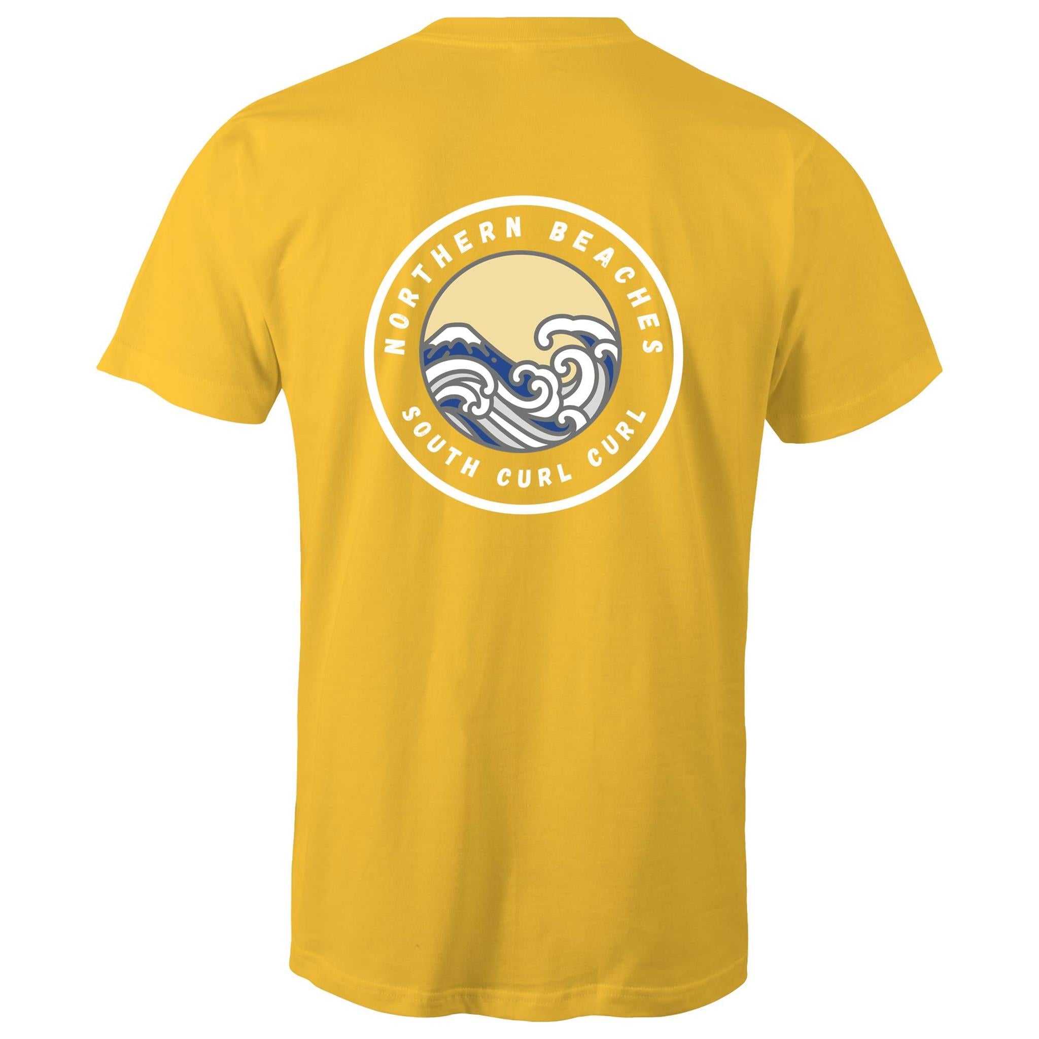AS Colour Staple - Mens T-Shirt South Curl Curl logo back - Lost Manly Shop