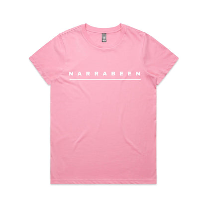 Lost Manly custom logo Narrabeen edition AS Colour Women's Maple Tee - Lost Manly Shop