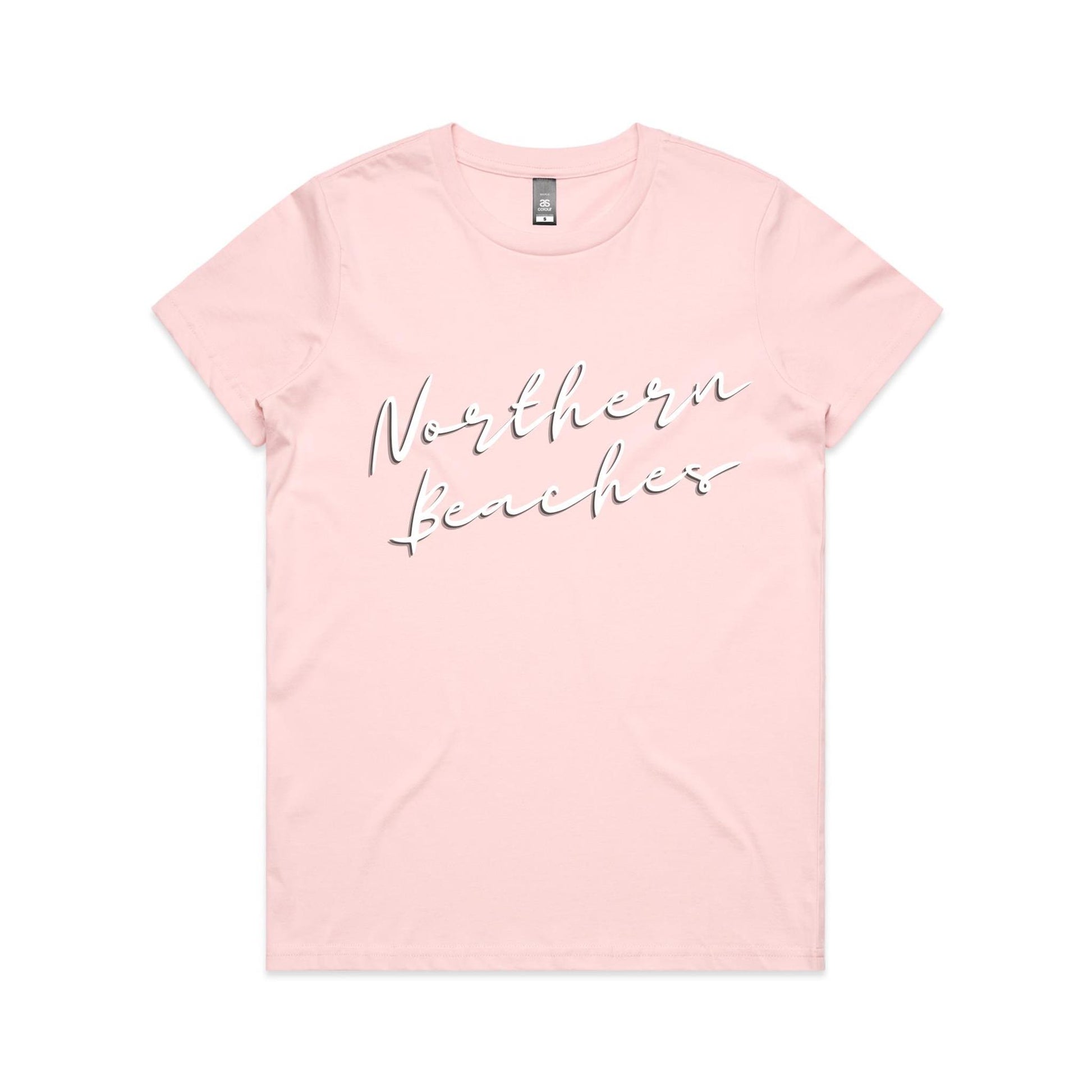 Lost Manly custom logo Northern Beaches AS Colour Women's Maple Tee - Lost Manly Shop