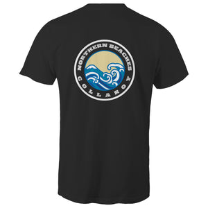 Bondi Born n Bred / Collaroy custom logos printed on AS Colour Staple - Mens T-Shirt 
