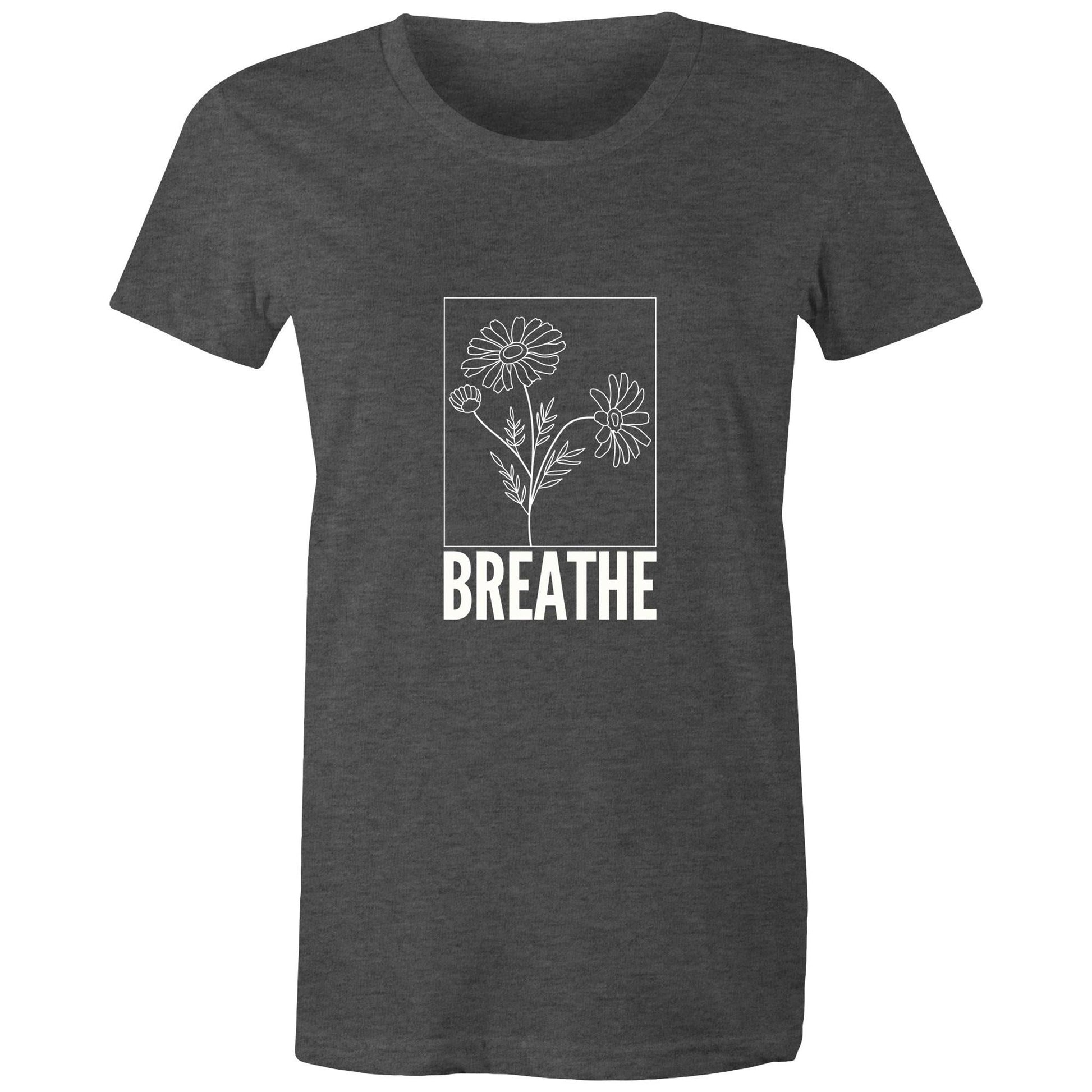 Maple Tee Breathe logo print 