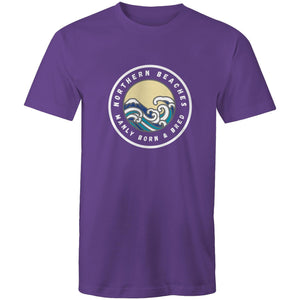 Manly Born n Bred Northern Beaches Sydney Australia Printed Logo T-Shirt Ogo Merch
