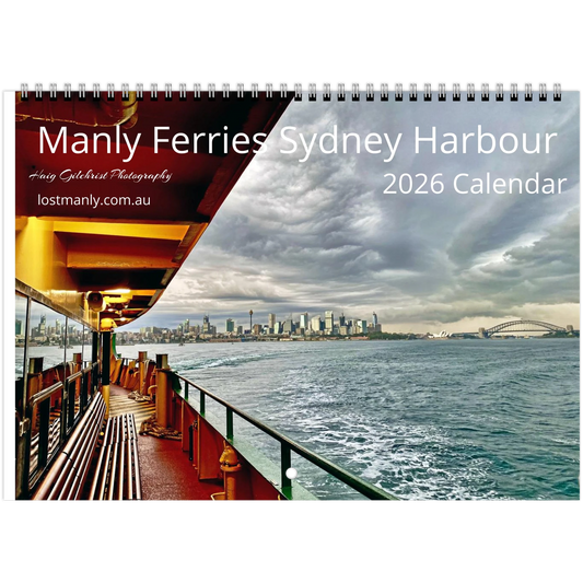 Manly Ferries on Sydney Harbour 2026 Wall Calendar 