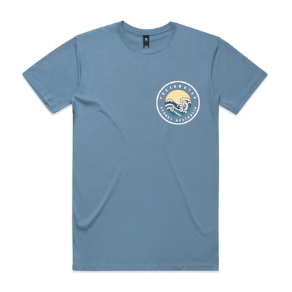 Freshwater Sydney Australia Double Logo Collection Comfy Cotton Tee - Lost Manly Shop