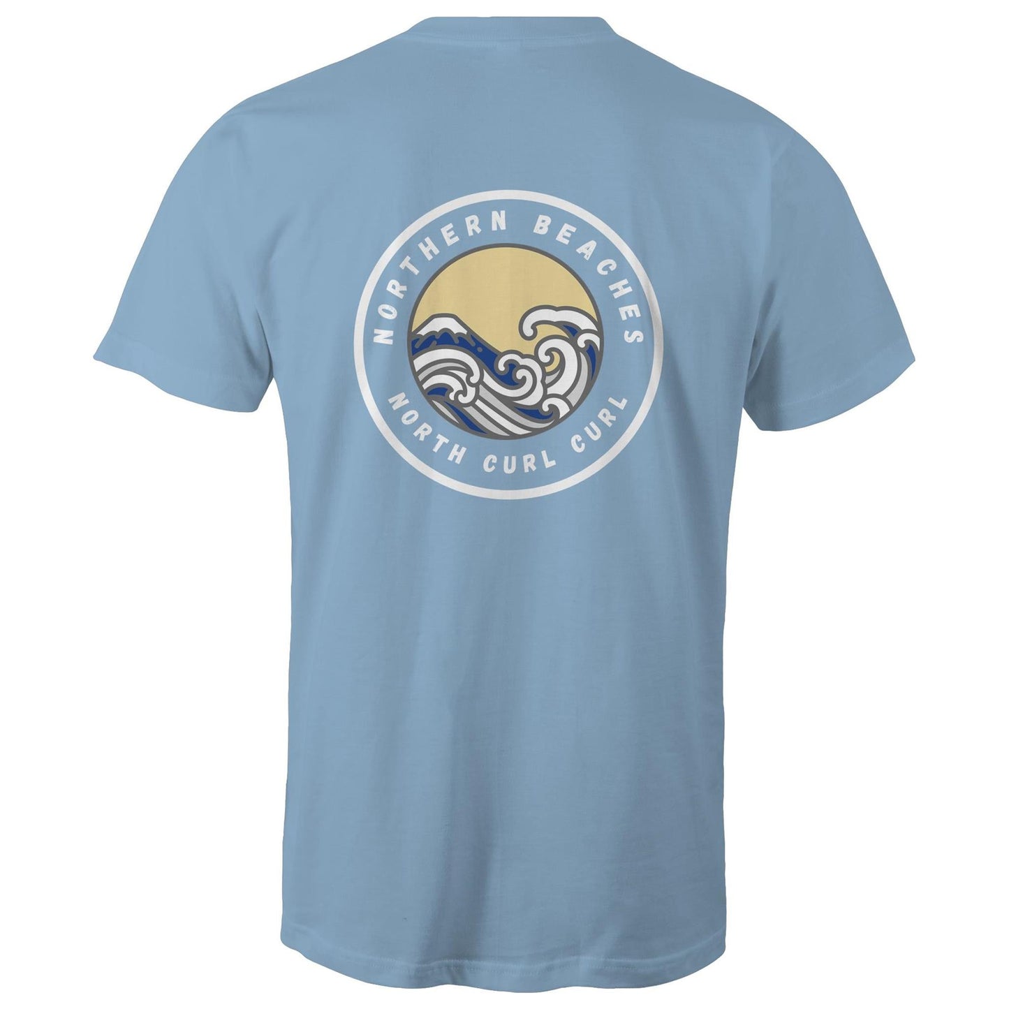 AS Colour Staple - Mens T-Shirt North Curl Curl logo back - Lost Manly Shop