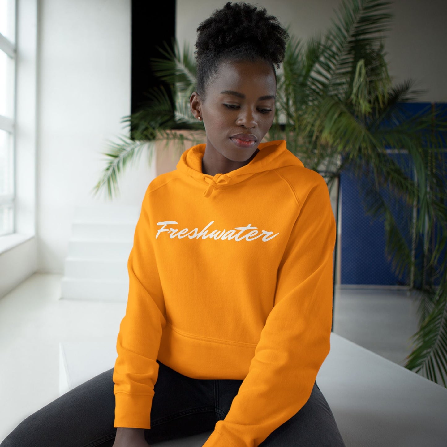 Freshwater Custom Logo Unisex Hoodie 