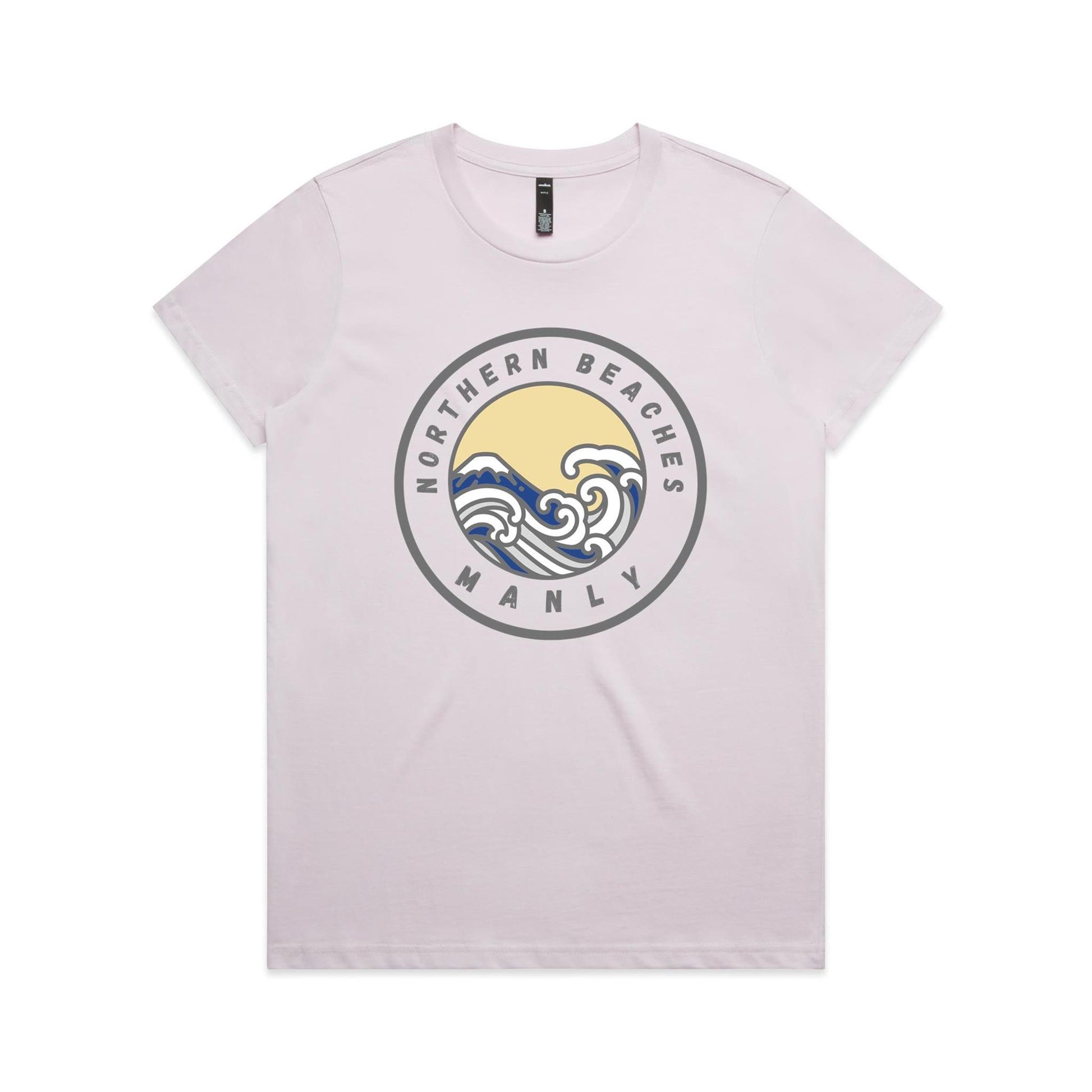 Lost Manly Custom Logo Northern Beaches Manly Edition AS Colour Women's Maple Tee - Lost Manly Shop