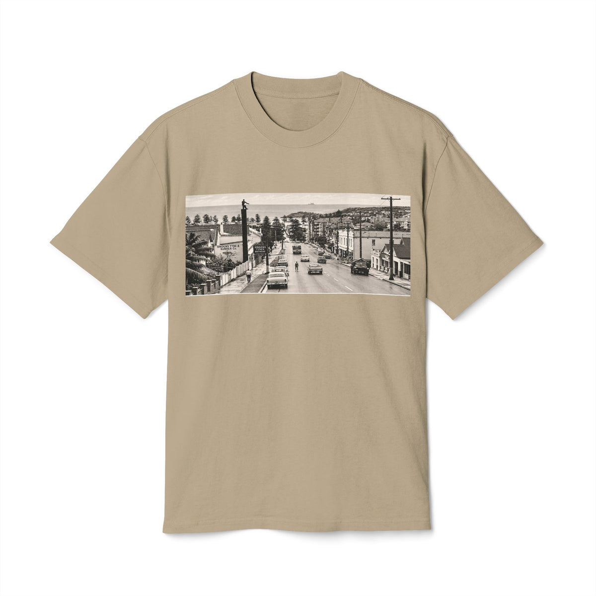 Sindens Tyre Man — Retro Manly Graphic T-Shirt