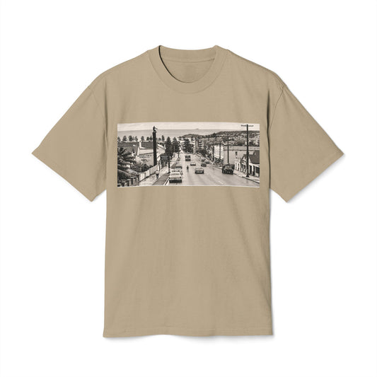 Sindens Tyre Man — Retro Manly Graphic T-Shirt - Lost Manly Shop