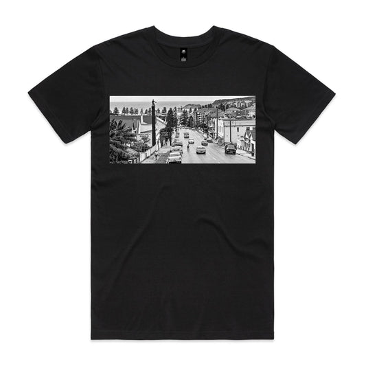 Vintage Manly Tyre Man Cotton T-Shirt | Northern Beaches