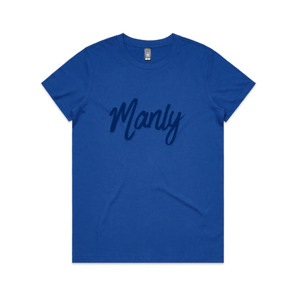 Lost Manly Custom Logo Manly Edition AS Colour Women's Maple Tee - Lost Manly Shop