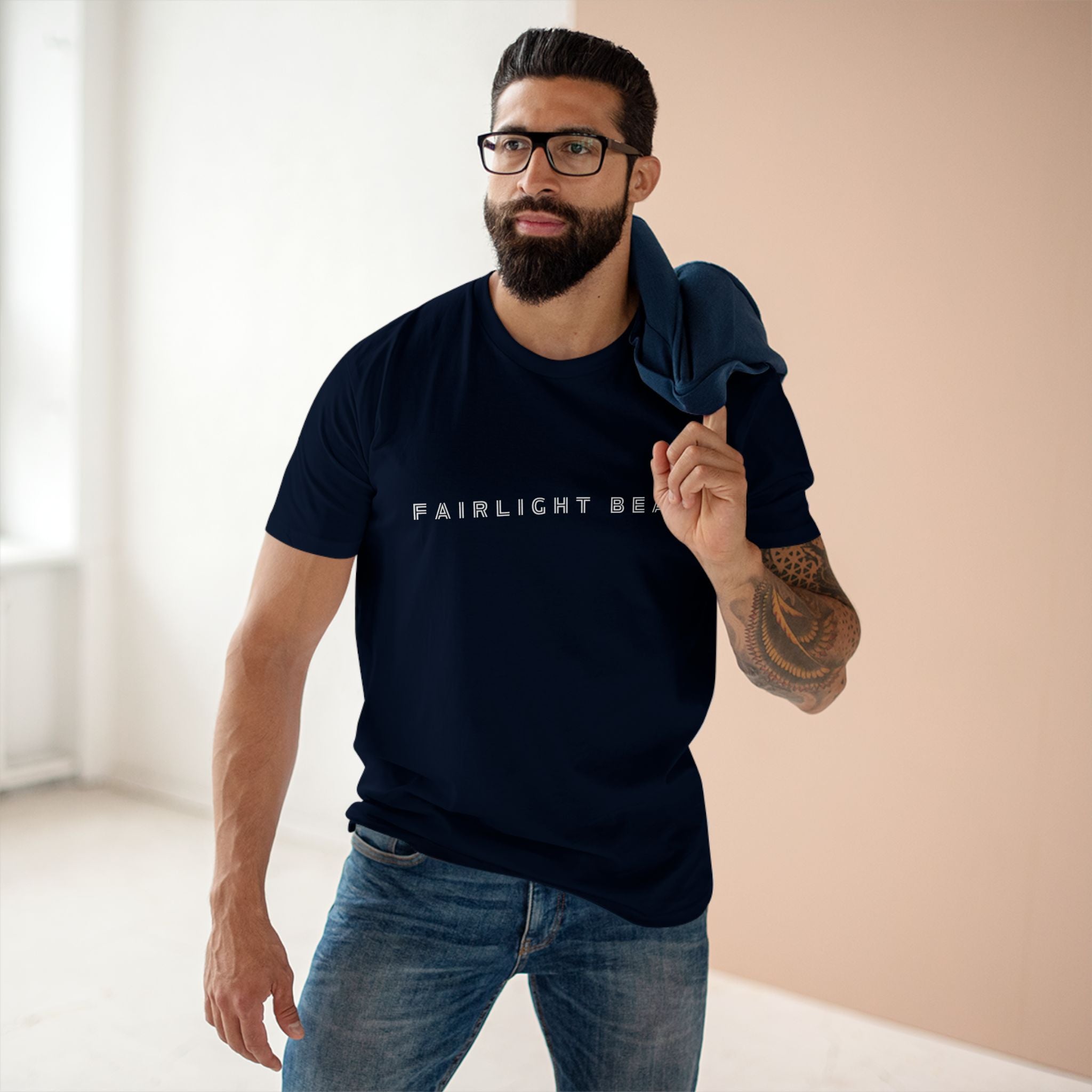Fairlight Beach Northern Beaches Sydney Australia Printed Logo T-Shirt Printify