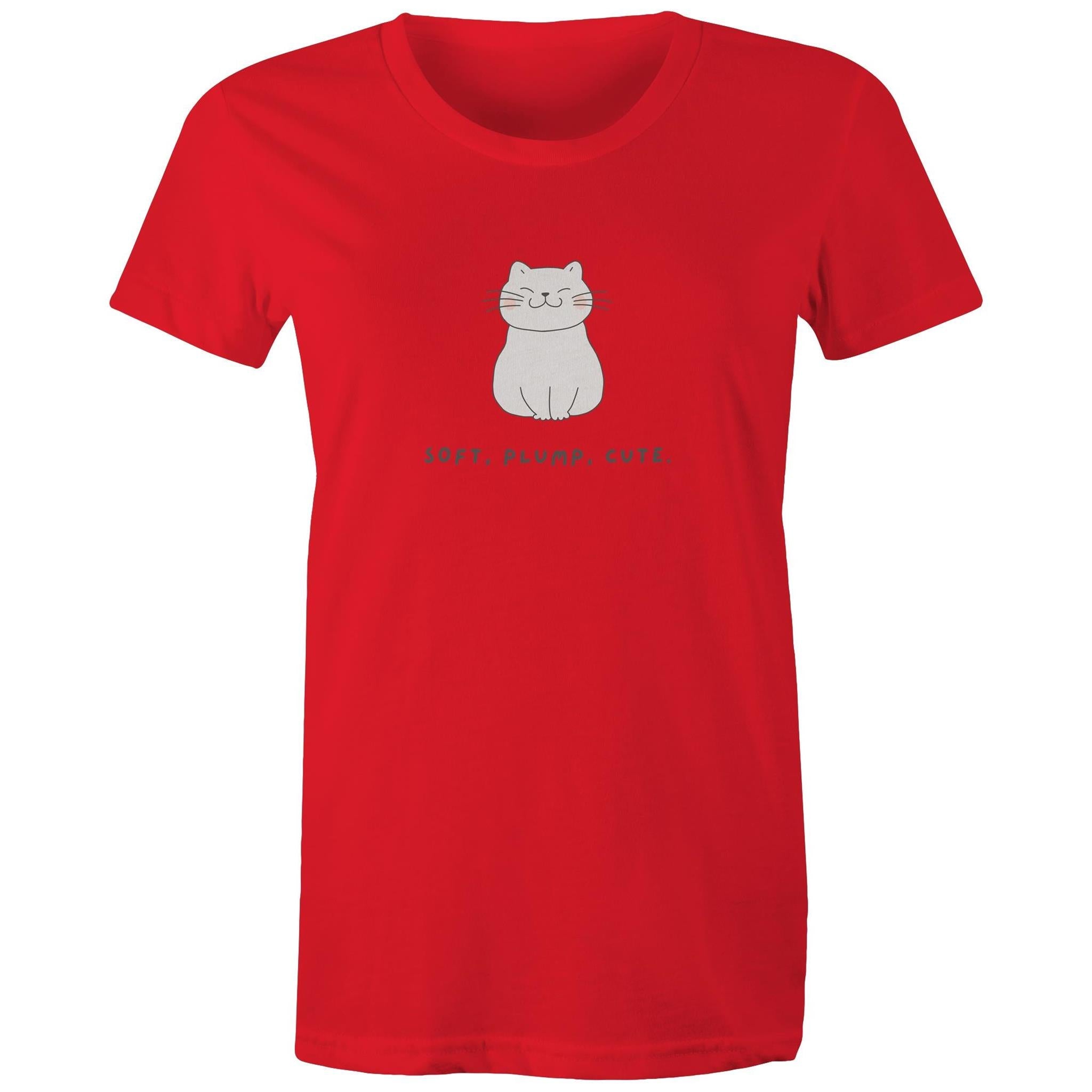 Women's Maple Tee Soft Plump Cute Print 