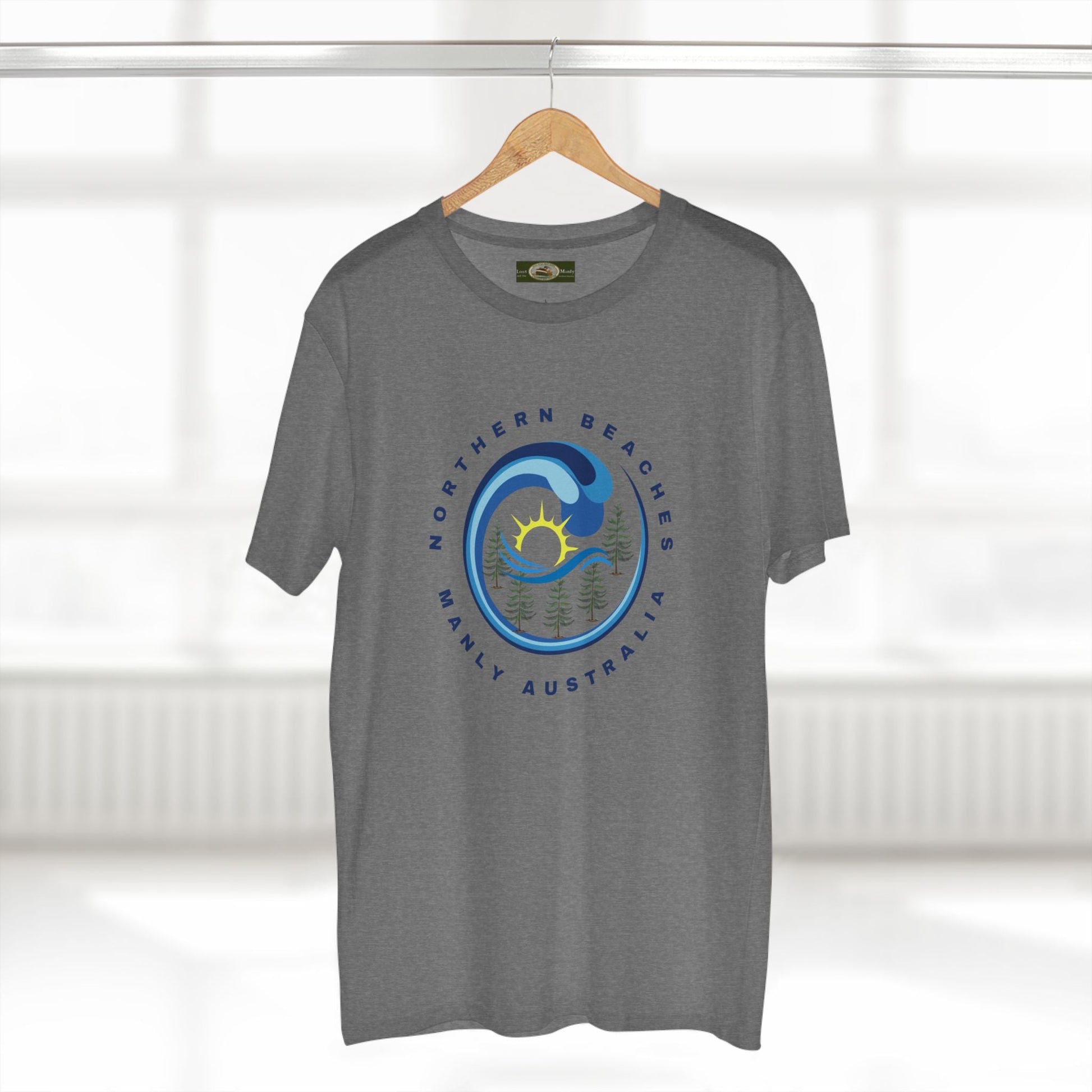 Manly Northern Beaches Sydney Australia Printed Logo T-Shirt Printify