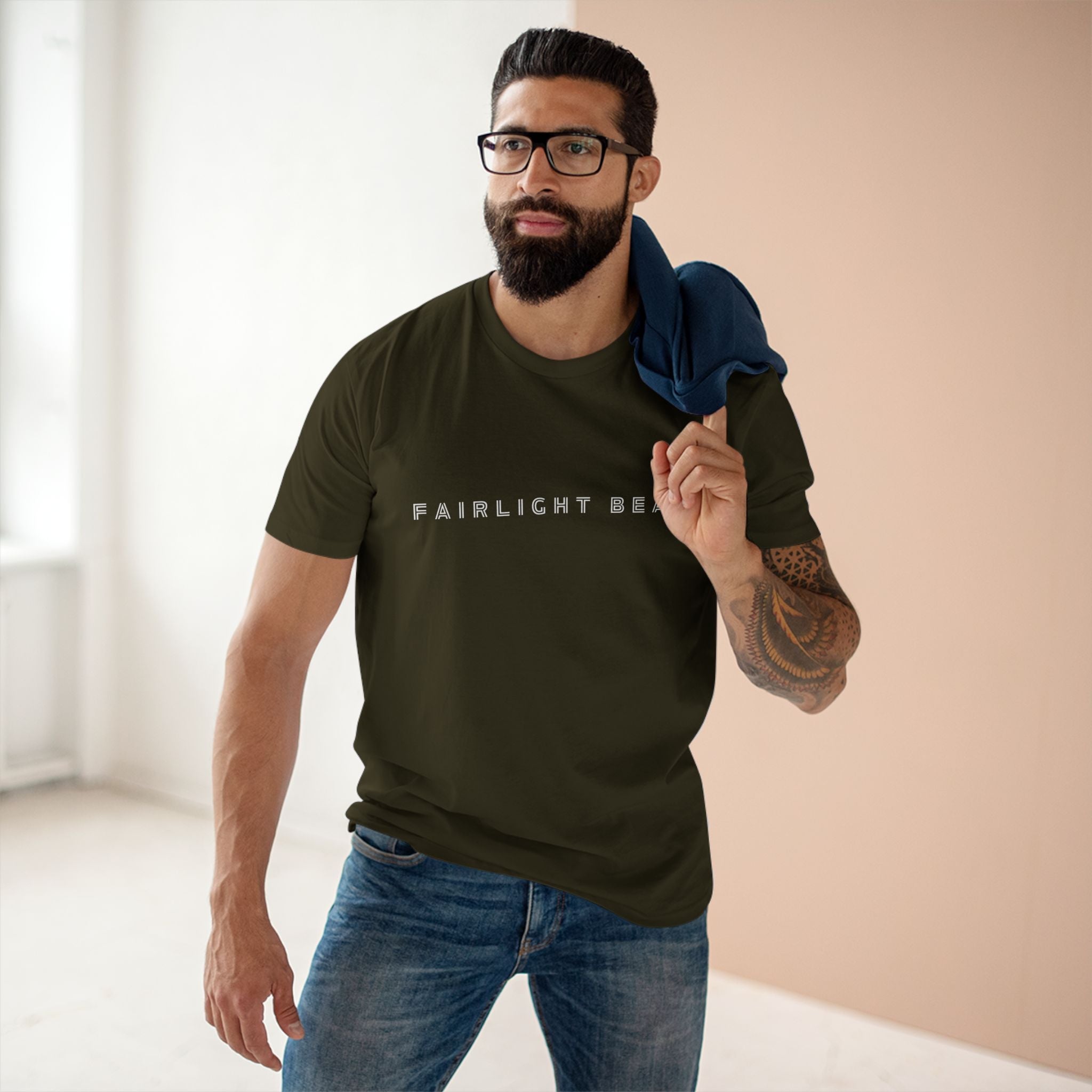 Fairlight Beach Northern Beaches Sydney Australia Printed Logo T-Shirt Printify