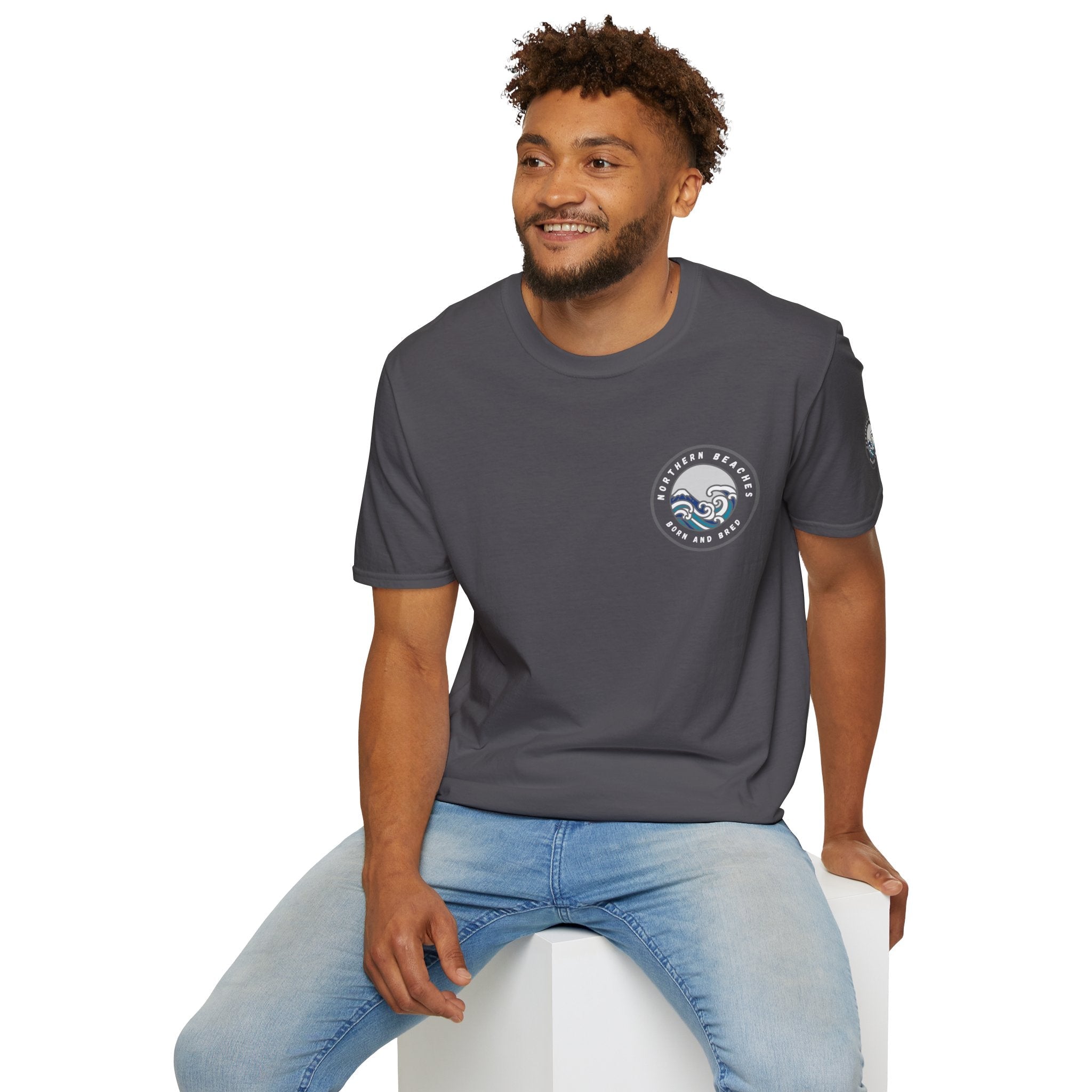 Northern Beaches Born and Bred Unisex T-Shirt Printify