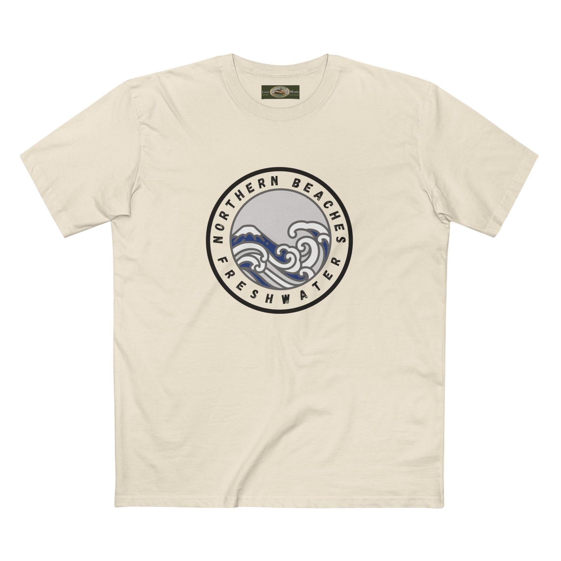 Northern Beaches 'Freshwater' Cotton Tee — Custom Logo Adult T-Shirt 
