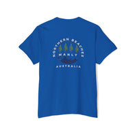 "The Westwood" Northern Beaches custom design different logo front and back Heavy Cotton Pocket Tee Printify