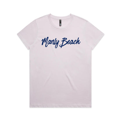 Lost Manly Custom Manly Beach Logo Edition AS Colour Women's Maple Tee - Lost Manly Shop