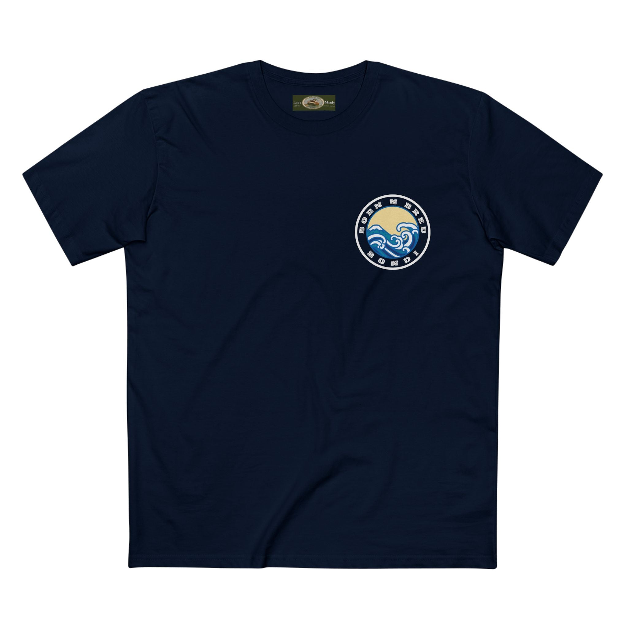 T-Shirt with free Canva custom logo printed front and back Bondi/Collaroy 