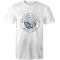 Northern Beaches Best Life custom logo printed on AS Colour Staple - Mens T-Shirt 