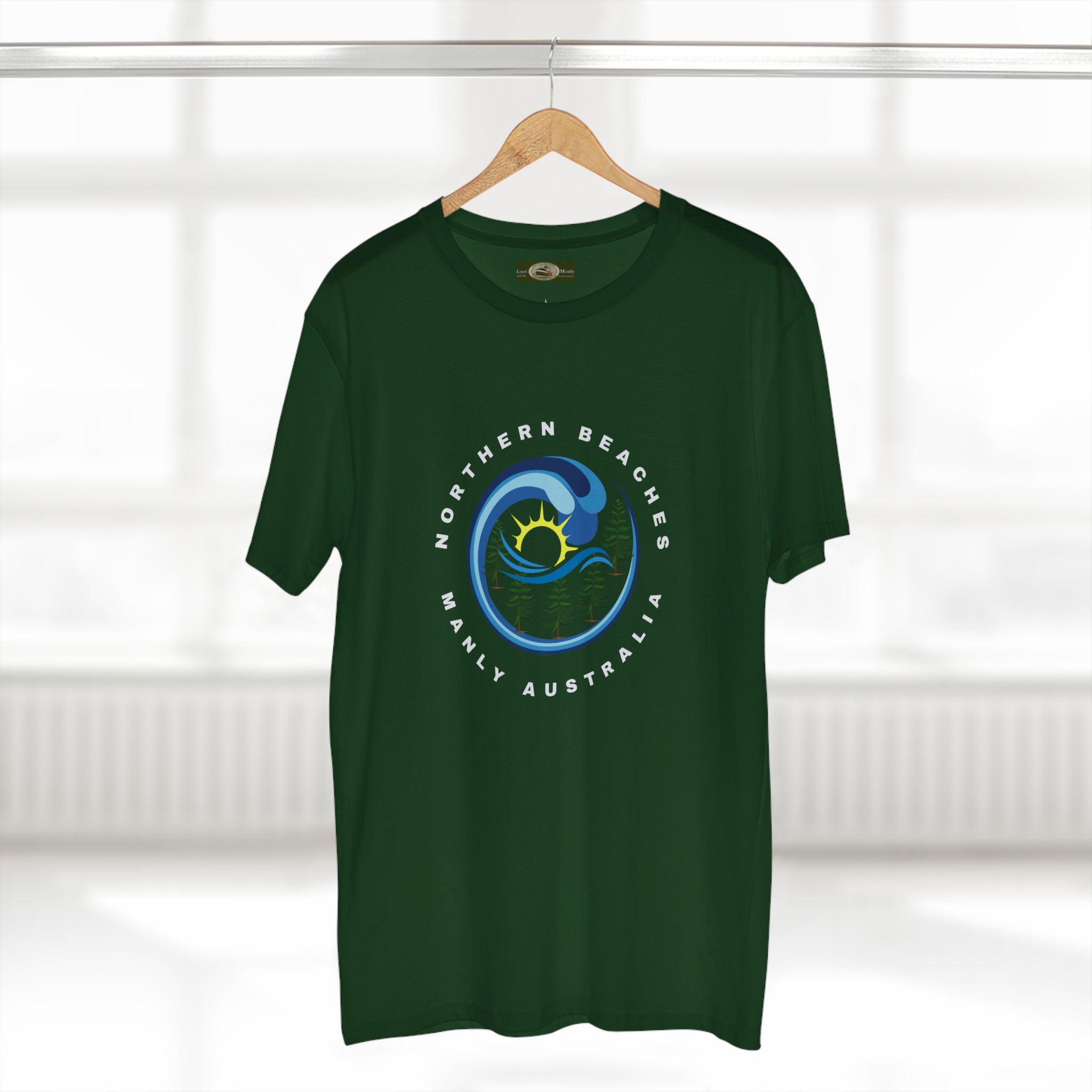 Manly Northern Beaches Sydney Australia Printed Logo T-Shirt Printify