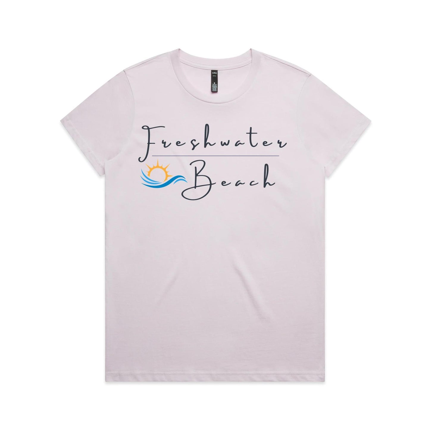Lost Manly Custom Freshwater Beach Logo Limited Edition AS Colour Women's Maple Tee