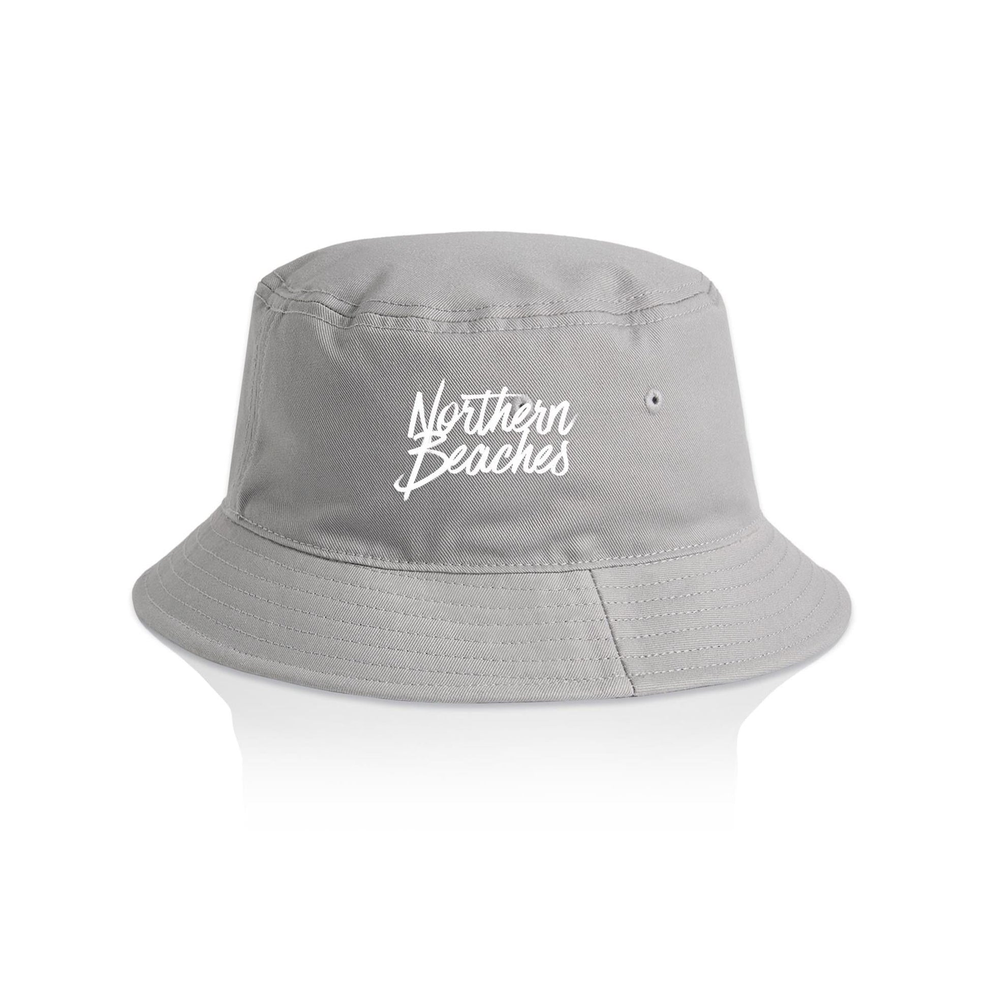 AS Colour Bucket Hat Northern Beaches white font 