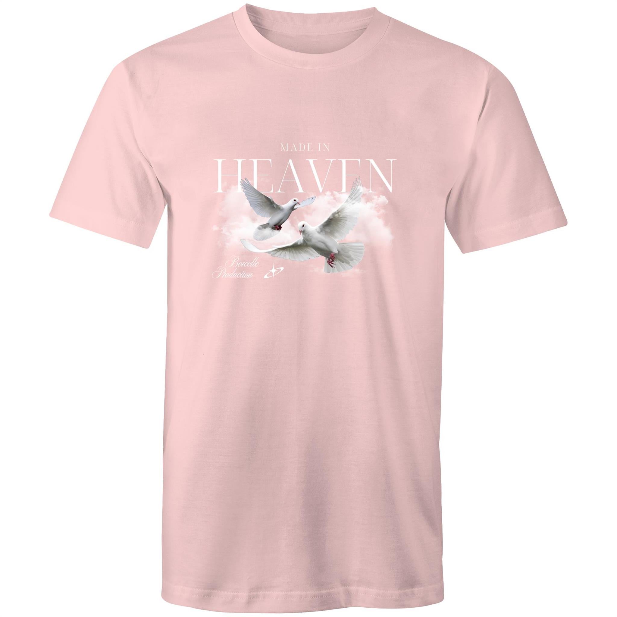 Mens T-Shirt Heaven custom logo 