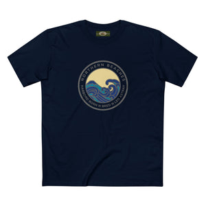 T-Shirt Northern Beaches Harbord Born n Bred n Led Astray Custom Logo Front Printify