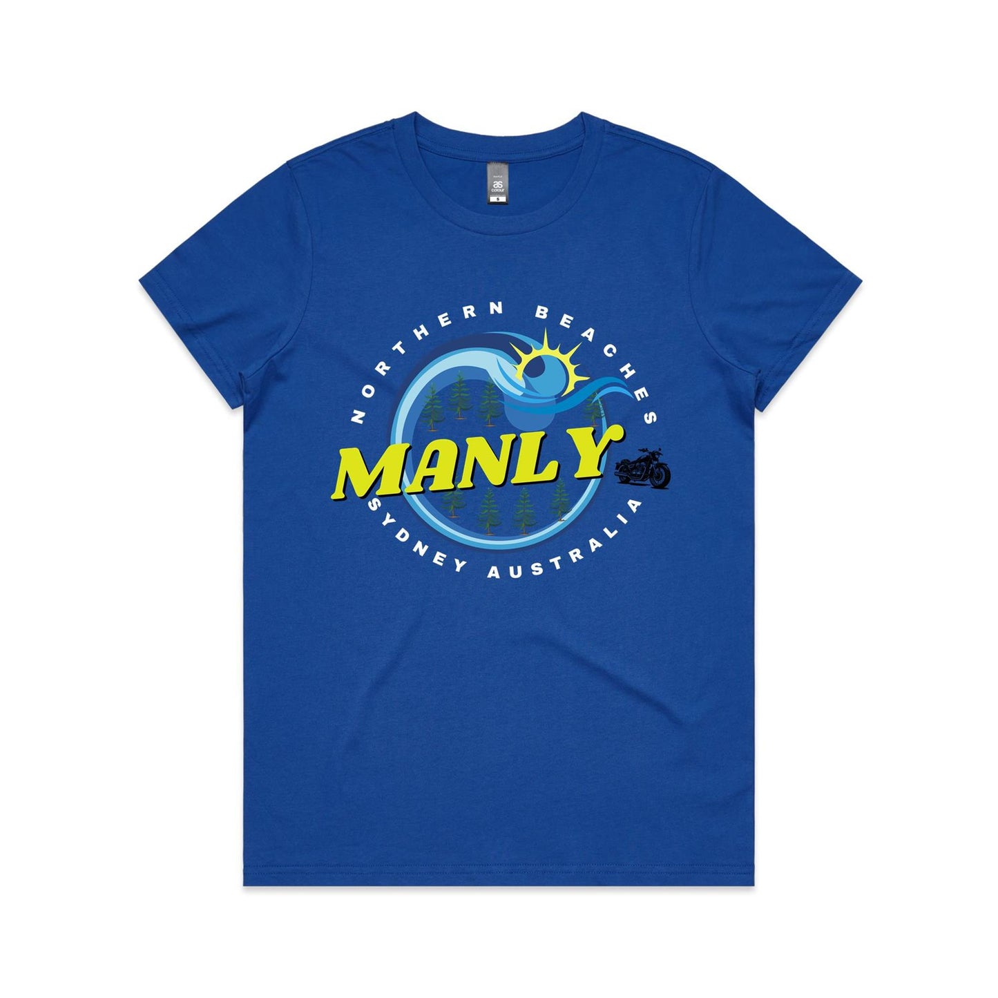 Lost Manly custom logo The Manly Barry AS Colour Women's Maple Tee - Lost Manly Shop