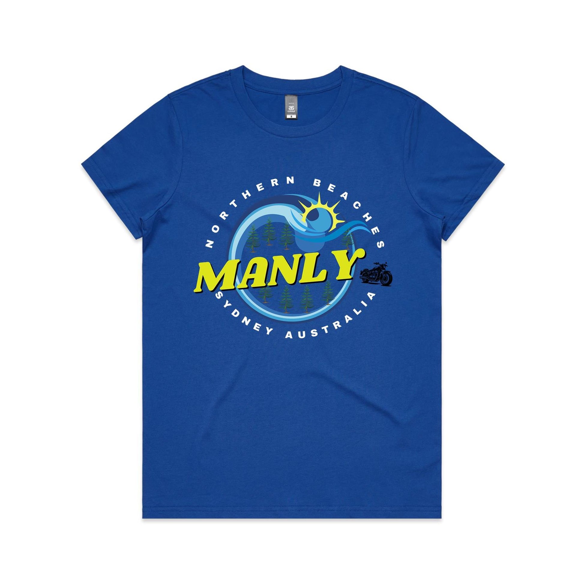 Lost Manly custom logo The Manly Barry AS Colour Women's Maple Tee - Lost Manly Shop
