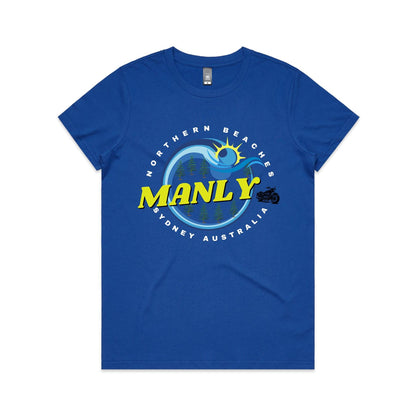 Lost Manly custom logo The Manly Barry AS Colour Women's Maple Tee - Lost Manly Shop