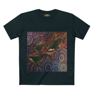 Whales at Long Reef Northern Beaches Sydney Australia Printed T-Shirt Printify